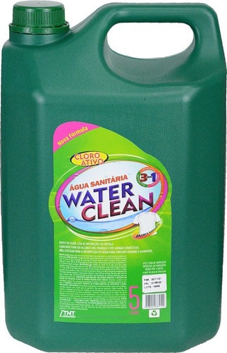 Agua Sanitária Cloro Ativo Water Clean 5litros