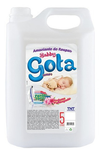 Amaciante De Roupas Babby Gota 5 Litros - Amor