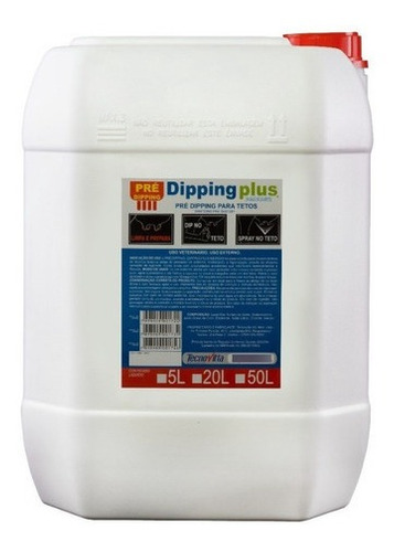 Pré Dipping Plus Ácido Láctico - 20 Litros Contra Mastite
