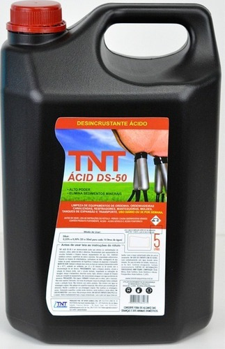Detergente Desincrustante Ácido P Ordenha Tnt Acid Ds50-5l
